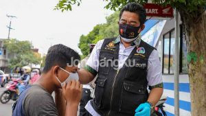 43 Orang Terjaring Razia Masker di Jombang, Petugas Deteksi Dini Jelang Tahun Baru