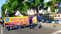 3 Tahun Gaji Tak Naik, Buruh Jombang Gelar Aksi, Desak Omnibus Law Dicabut