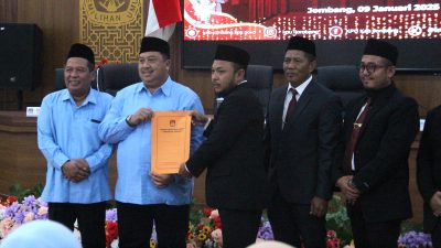 KPU Tetapkan Warsubi Sebagai Bupati Jombang Terpilih