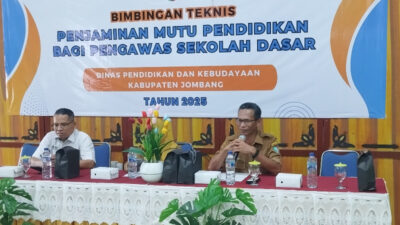 Disdikbud Jombang Gelar Bimtek Penjaminan Mutu Pendidikan bagi Pengawas SD