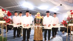 Peresmian Masjid Ba’i Al Karim di Dusun Bangle, Desa Sukorejo, Kecamatan Perak, Kabupaten Jombang, Senin (10/3/2025).