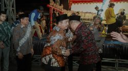 Pagelaran Wayang Kulit dan Campursari Meriahkan Hari Bhayangkara ke-79 di Jombang