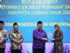 Disdikbud Jombang Raih Best Achievement Reformasi Birokrasi 2025