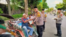 Hangatnya Kebersamaan, Polsek Jombang Berbagi Paket Sembako dan Buka Bersama Abang Becak