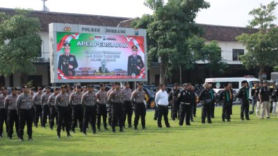 Kolaborasi Lintas Elemen, Lewat Apel Akbar Sabuk Kantibmas Polres Jombang Ajak Jaga Kondusifitas